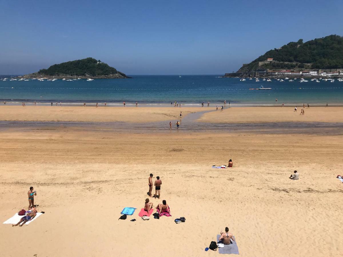 La Madame On La Concha Beach, Seaview Apartment San Sebastian Luaran gambar