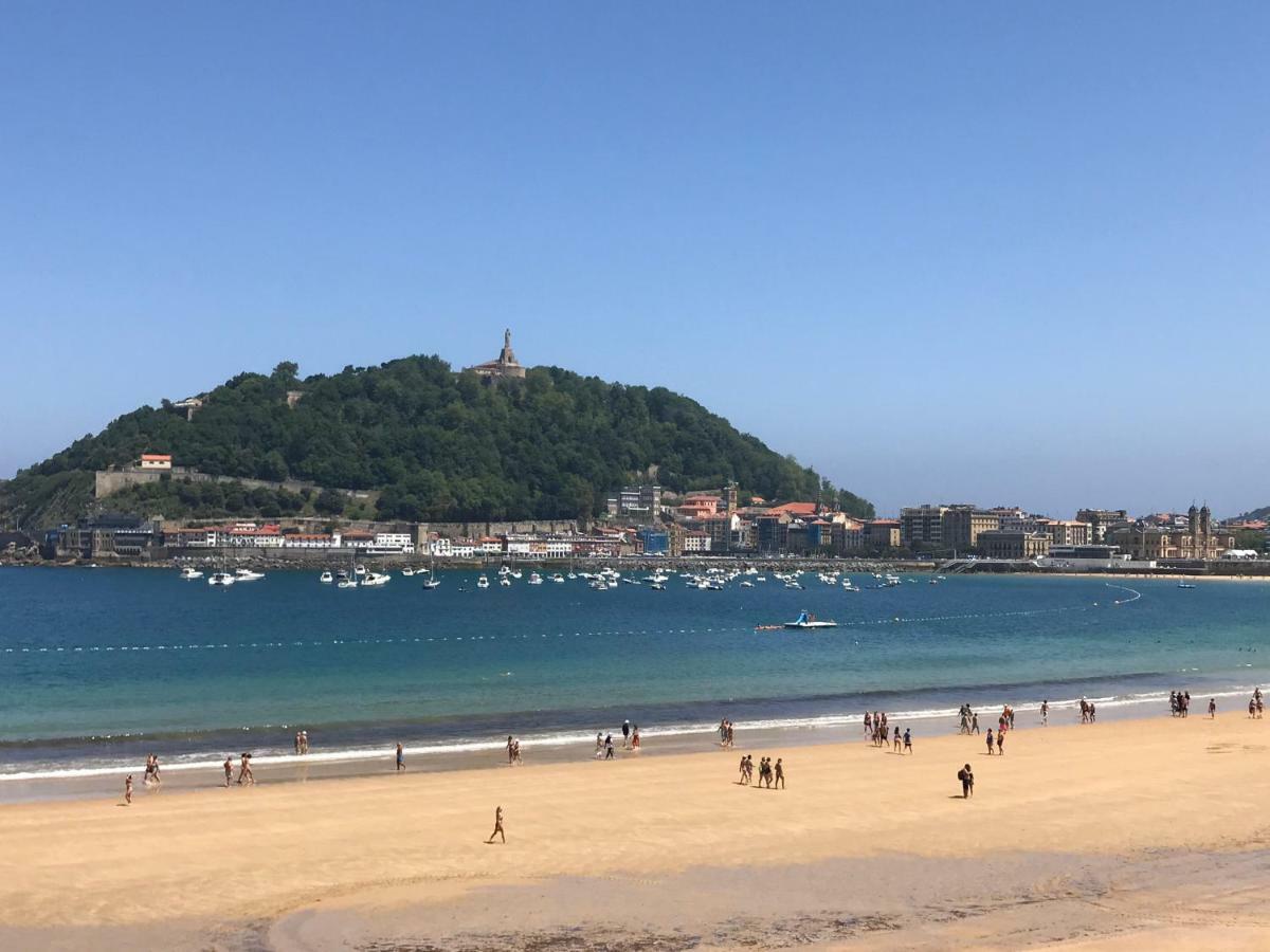 La Madame On La Concha Beach, Seaview Apartment San Sebastian Luaran gambar