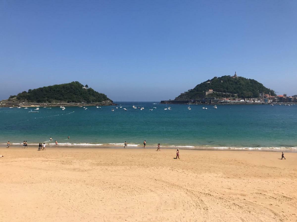 La Madame On La Concha Beach, Seaview Apartment San Sebastian Luaran gambar