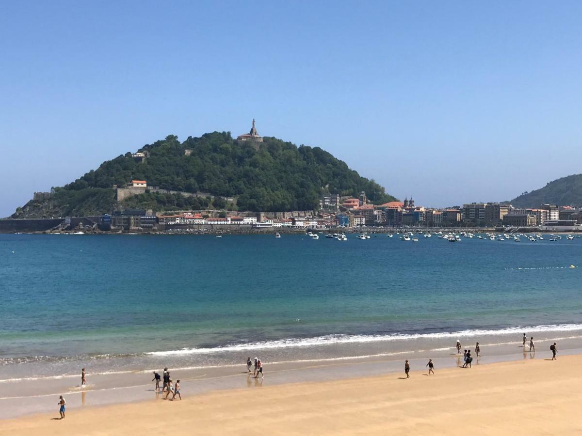 La Madame On La Concha Beach, Seaview Apartment San Sebastian Luaran gambar